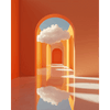 Paleis van wolken - Diamond Painting