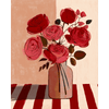 Scharlaken boeket - Diamond Painting