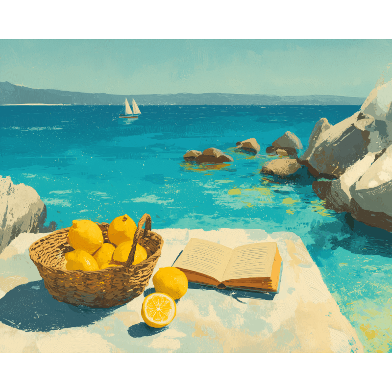 Mediterrane hoofdstukken - Diamond Painting
