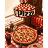 Pizza diner - Diamond Painting
