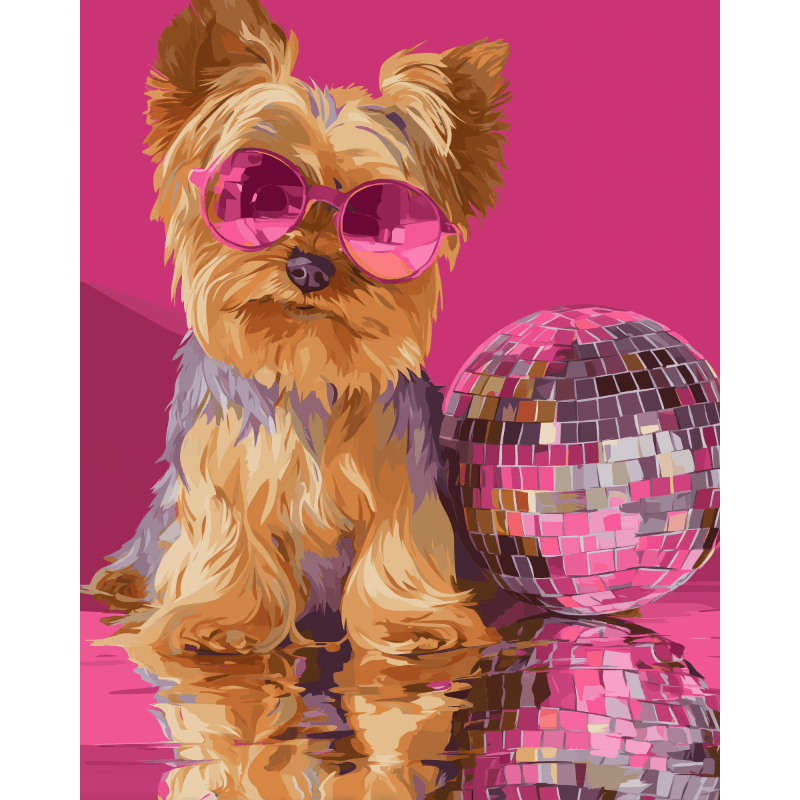 Yorkshire Terriër - Diamond Painting