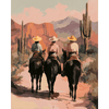Ruiters van de canyon - Diamond Painting