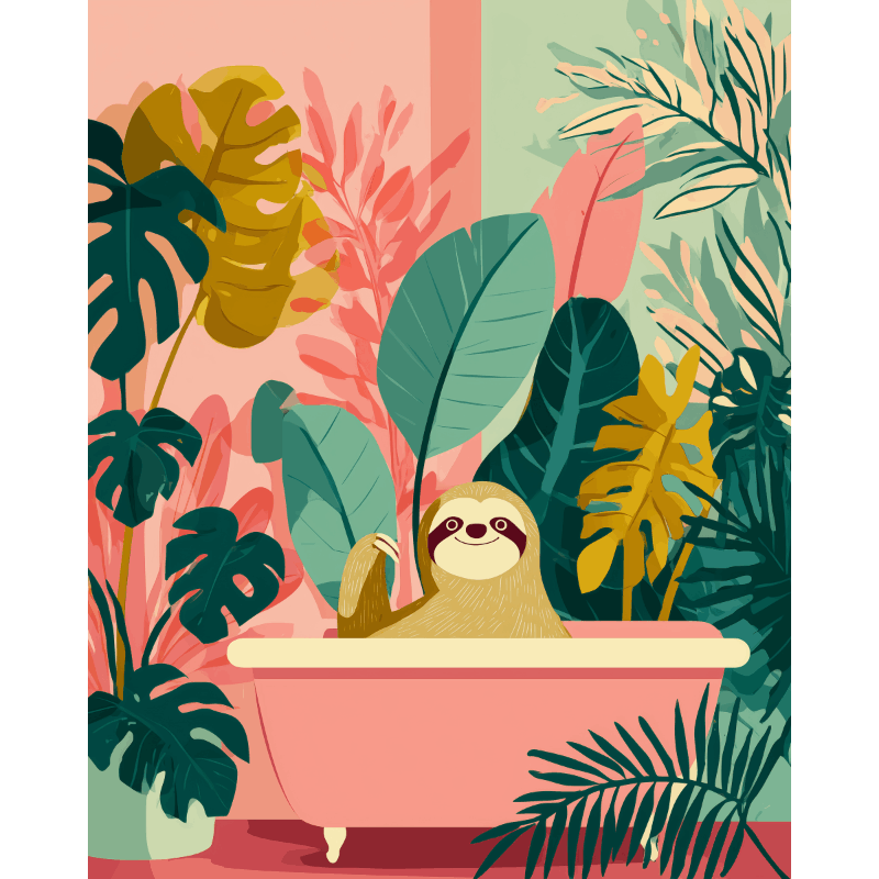 Botanisch geluk - Diamond Painting
