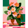 Schaak bloem - Diamond Painting