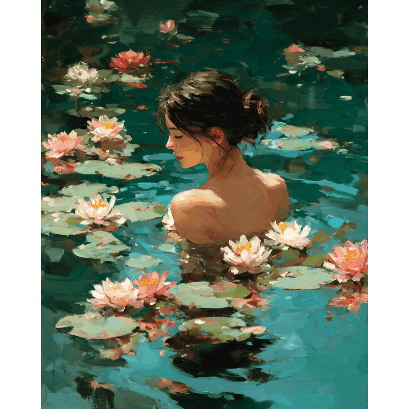Meer bad - Diamond Painting
