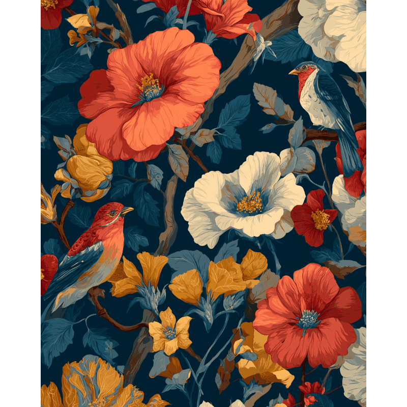 Decoratief patroon - Diamond Painting