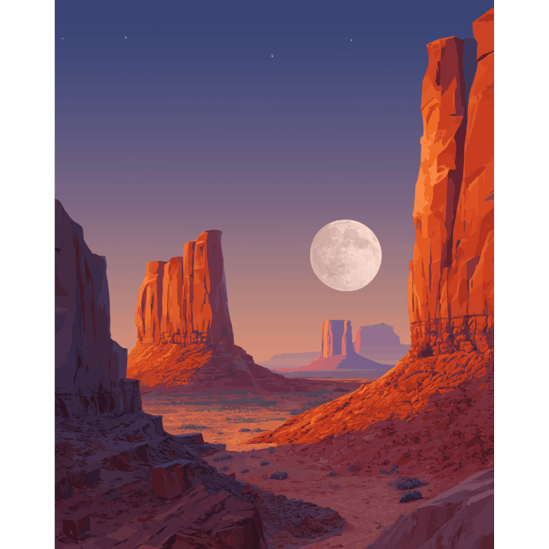 Monument Valley - Diamond Painting