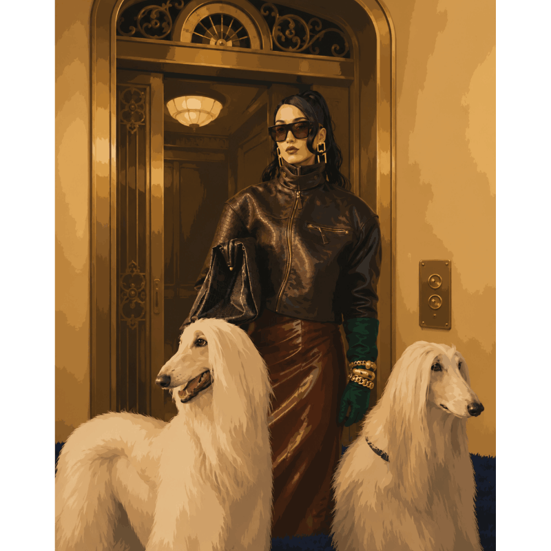 Luxe & honden - Diamond Painting