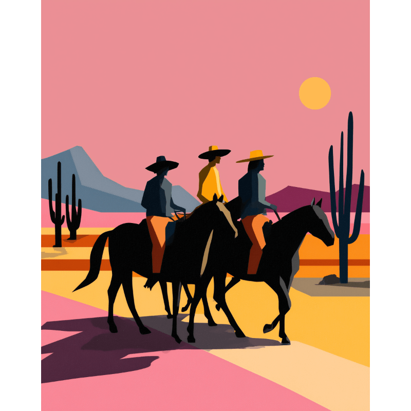 Cowboys - Diamond Painting