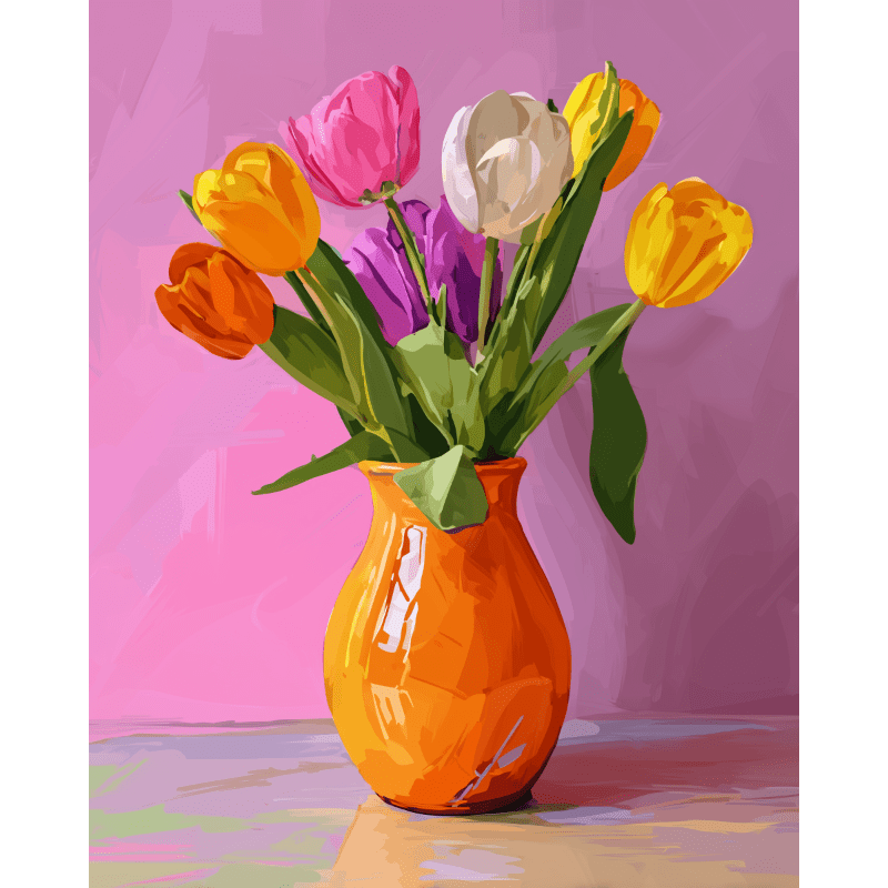 Tulpenstraling - Diamond Painting