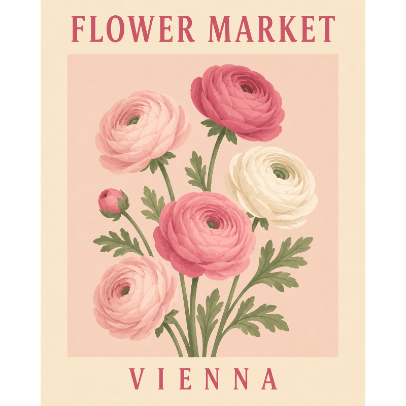 Weense bloemen - Diamond Painting