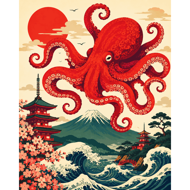 Kaiju vibes - Diamond Painting