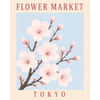 Tokyo bloemen - Diamond Painting