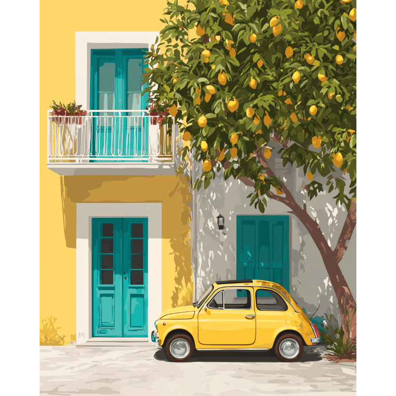 Mediterrane entree - Diamond Painting