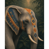 Versierde olifant - Diamond Painting