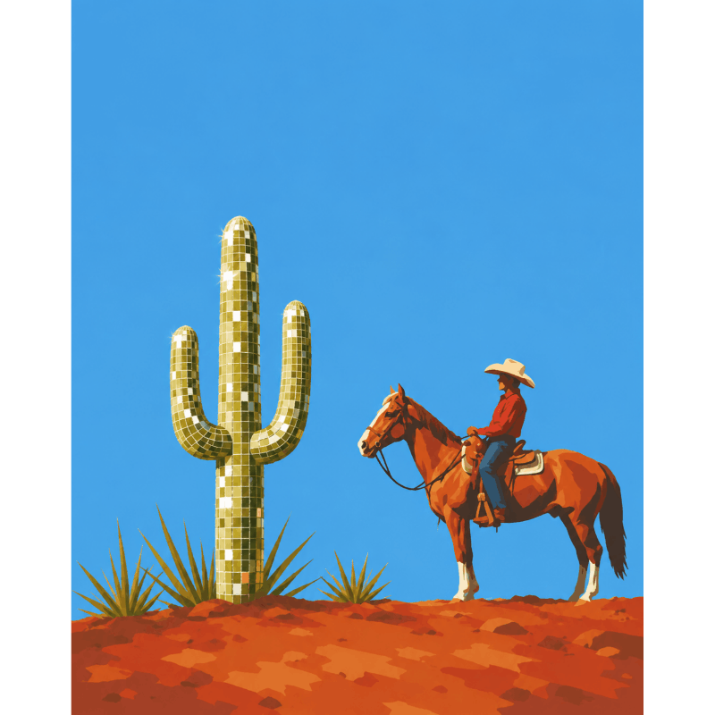 Disco cowboy - Diamond Painting