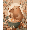 Capibara-noedels - Diamond Painting