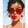 Hartvormige lolly - Diamond Painting
