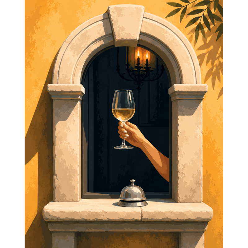 Toscaans wijnretraite - Diamond Painting