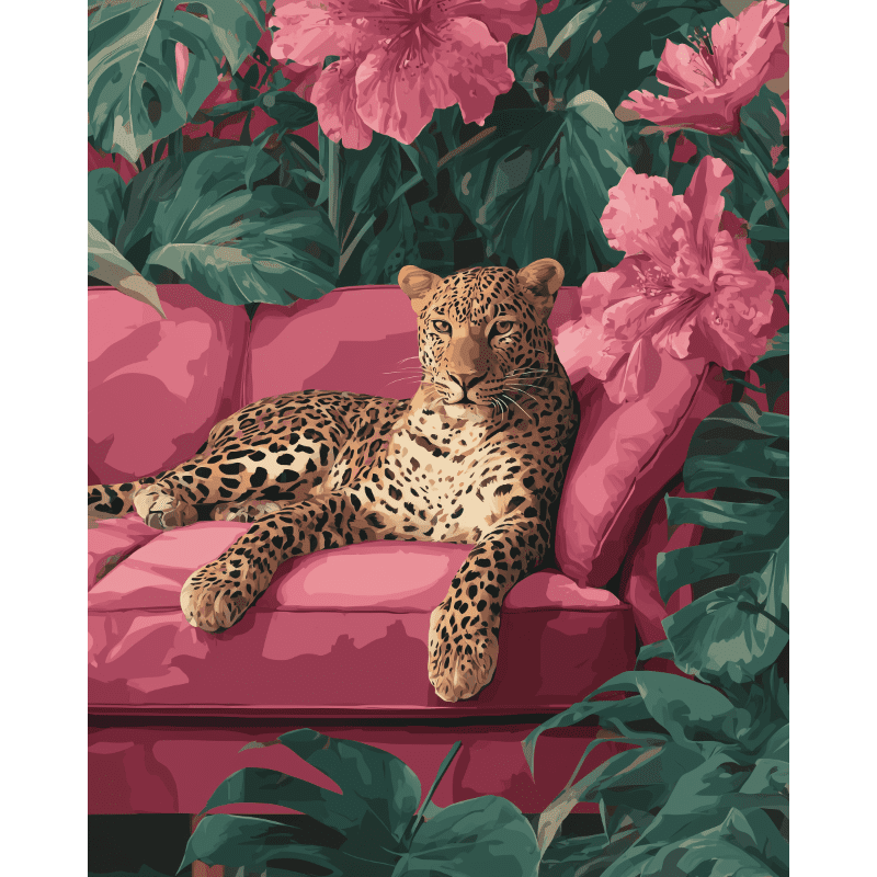 Wilde elegantie - Diamond Painting