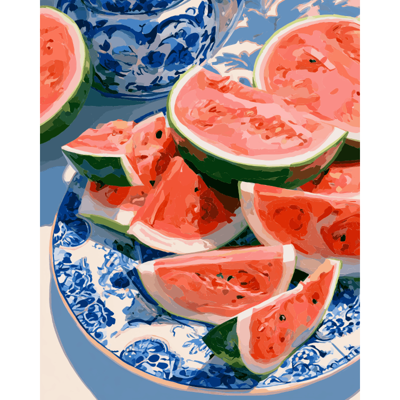 Nog een plakje - Diamond Painting
