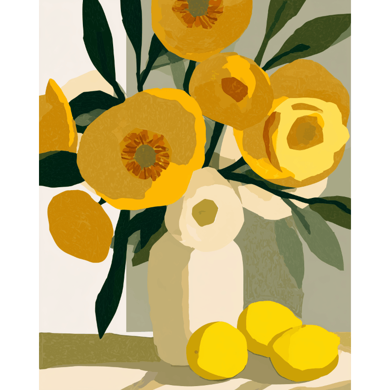 Vrolijk boeket - Diamond Painting