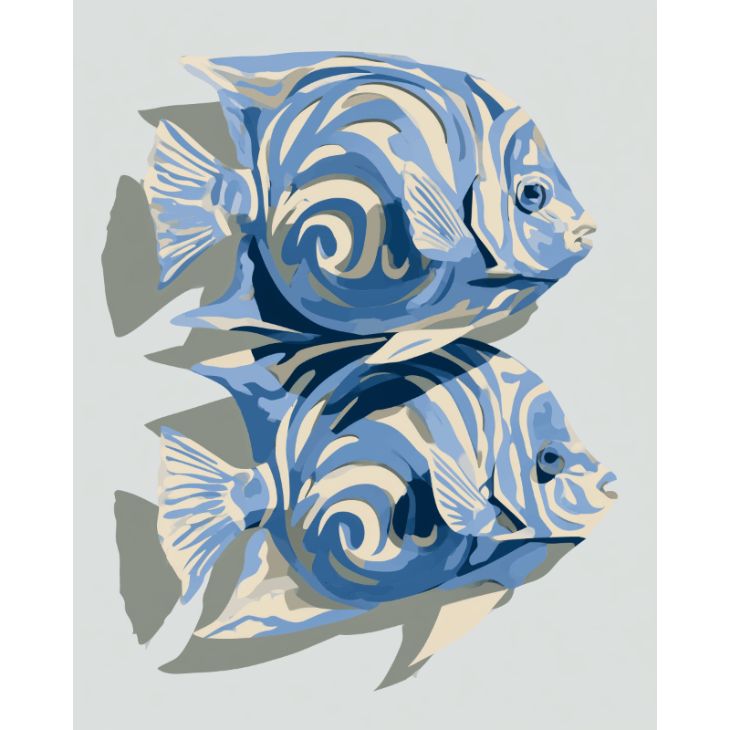 Tropische vissen - Diamond Painting