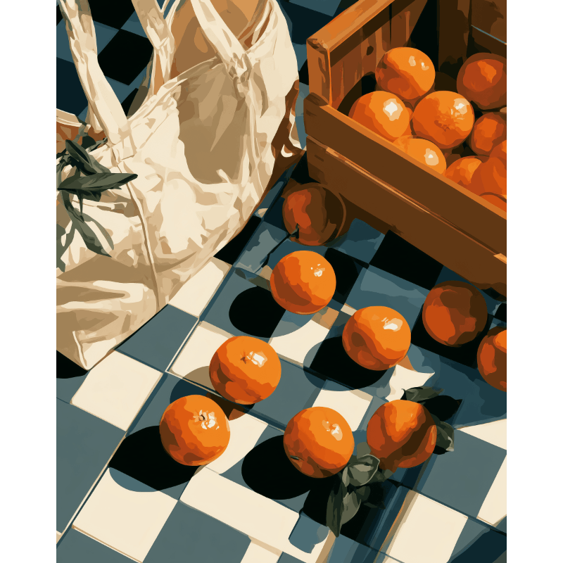 Sinaasappel crush - Diamond Painting