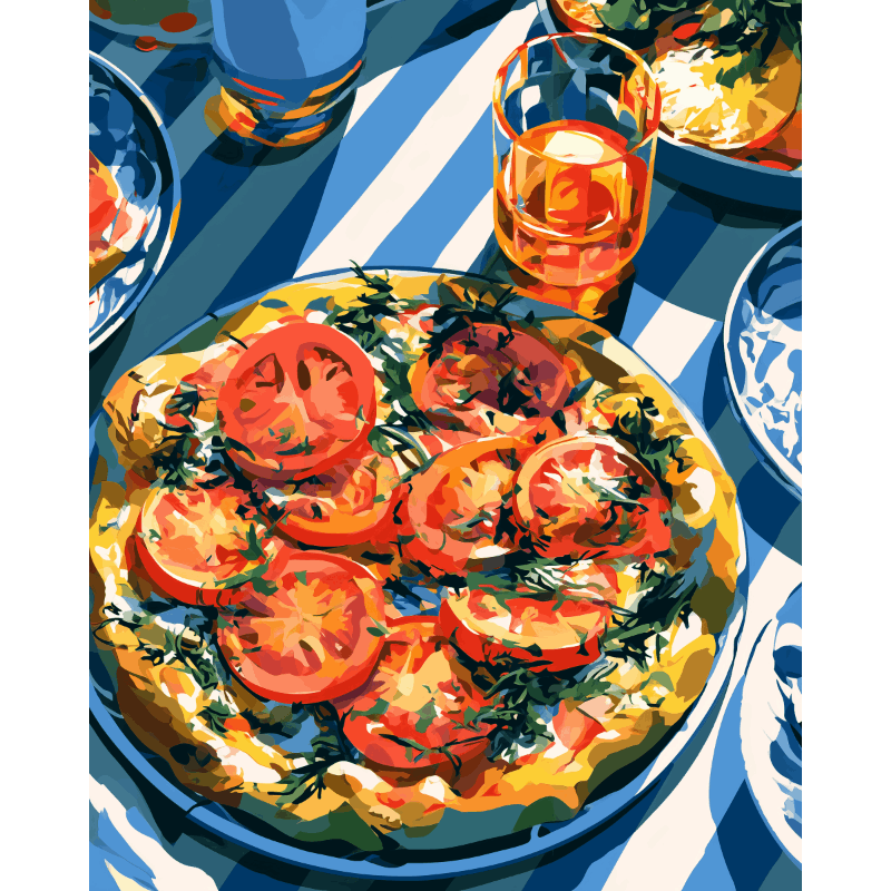 Italiaanse pauze - Diamond Painting