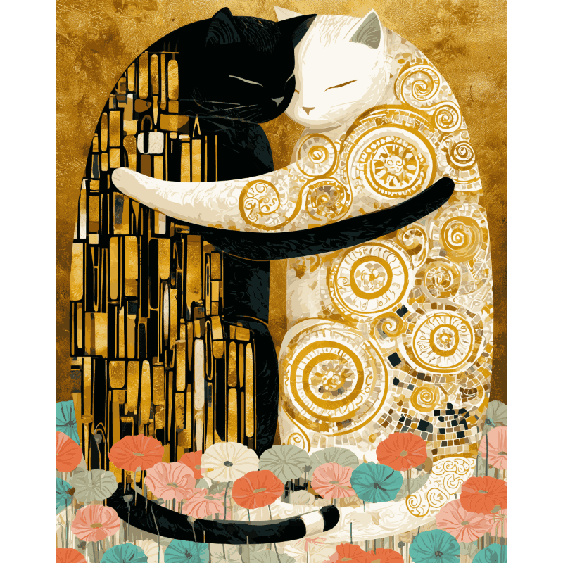 Kus van katten - Diamond Painting