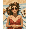 Ontsnapping aan zee - Diamond Painting