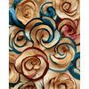 Papieren bloesems - Diamond Painting