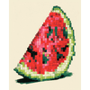 Gepixelde watermeloen - Diamond Painting