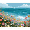 Wilde bloemen weide - Diamond Painting