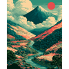 Japanse vallei - Diamond Painting