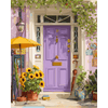 Paarse deur - Diamond Painting