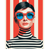 Moderne Audrey Hepburn - Diamond Painting
