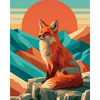 Vos bij dageraad - Diamond Painting