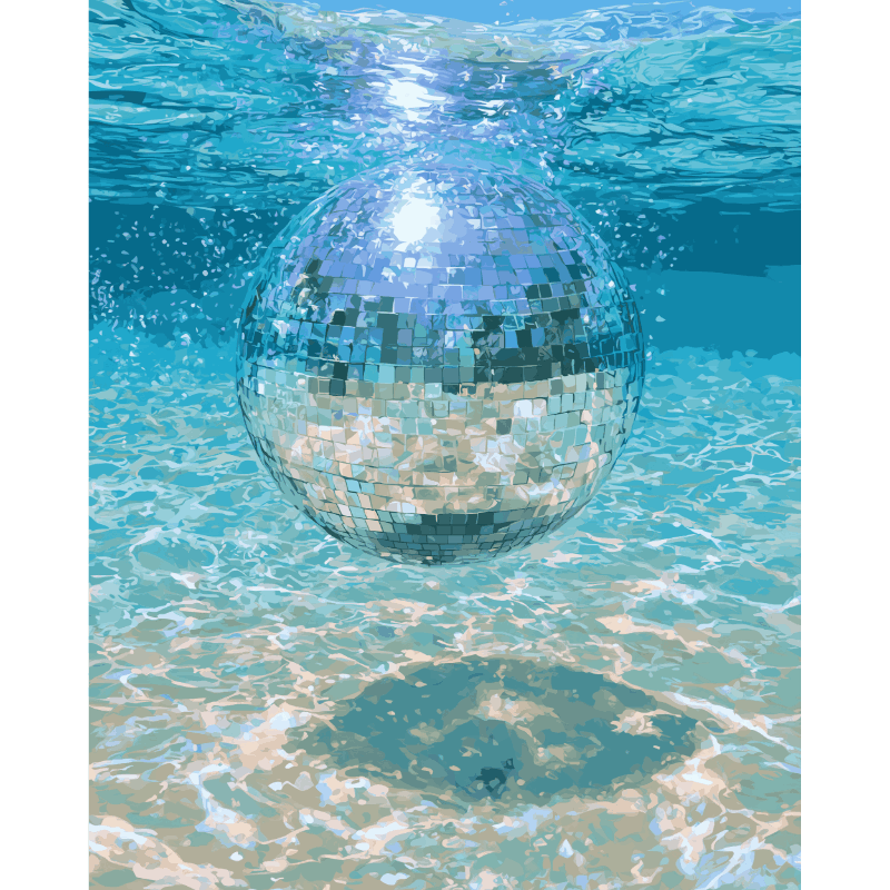Onderwaterdisco - Diamond Painting