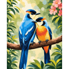 Zangvogel liefdes - Diamond Painting