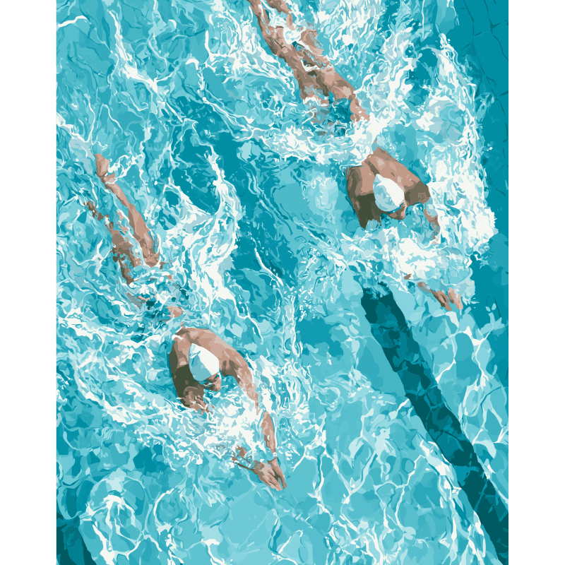Ochtend banen - Diamond Painting