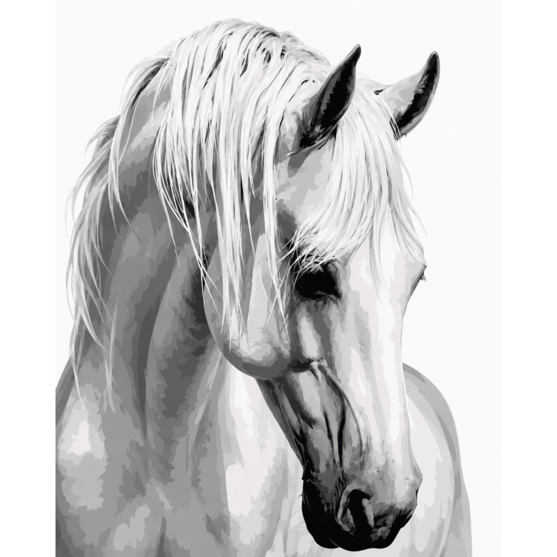 Edel hengst - Diamond Painting