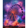 Vuurwerk avond - Diamond Painting
