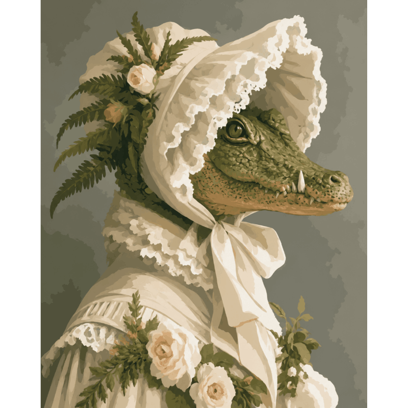 Hertogin krokodil - Diamond Painting