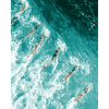 Aqua ontsnapping - Diamond Painting