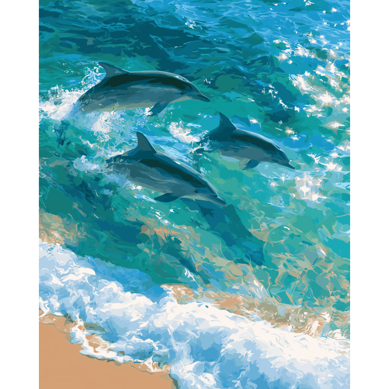 Kust geluk - Diamond Painting