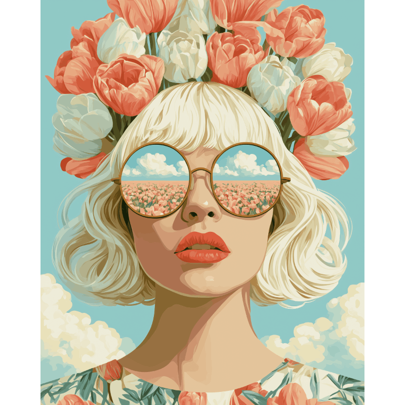 Glamoureuze droom - Diamond Painting
