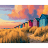 Charmante rij - Diamond Painting