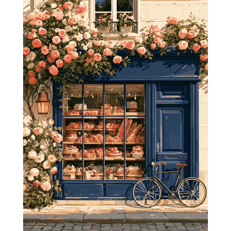 Kruimels van geluk - Diamond Painting