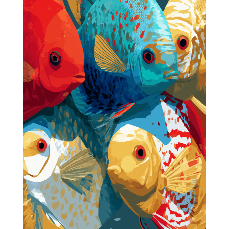 Kleuren van het rif - Diamond Painting